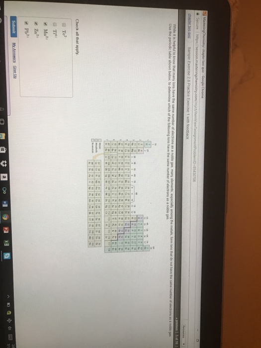 Solved While It Is Helpful To Know That Many Ions Have Th - 