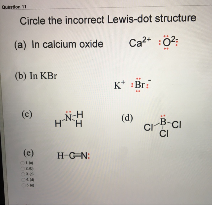 calcium oxide dot and cross