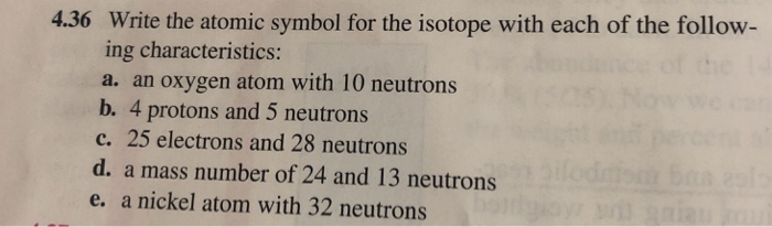 a nickel atom with 32 neutrons