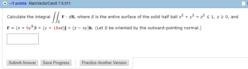 Solved 11 Points Marsvectorcalc6 7 6 011 Calculate The Chegg Com