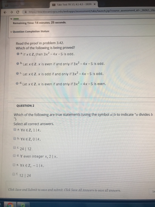 Solved Take Test Tr 3 5 4 14 3 1930 X C U Chegg Com