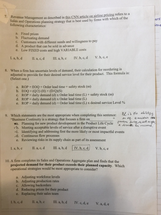 Solved Revenue Described In This On Airline Pricing Refers Chegg Com