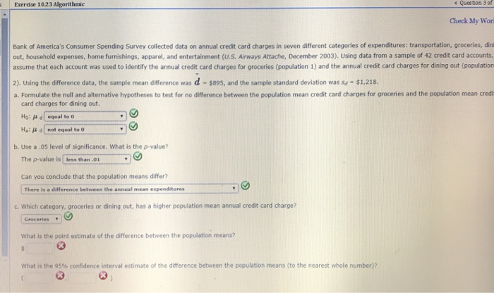 Solved Exercase 1023 Algorithmic E Question 3 Of Check My