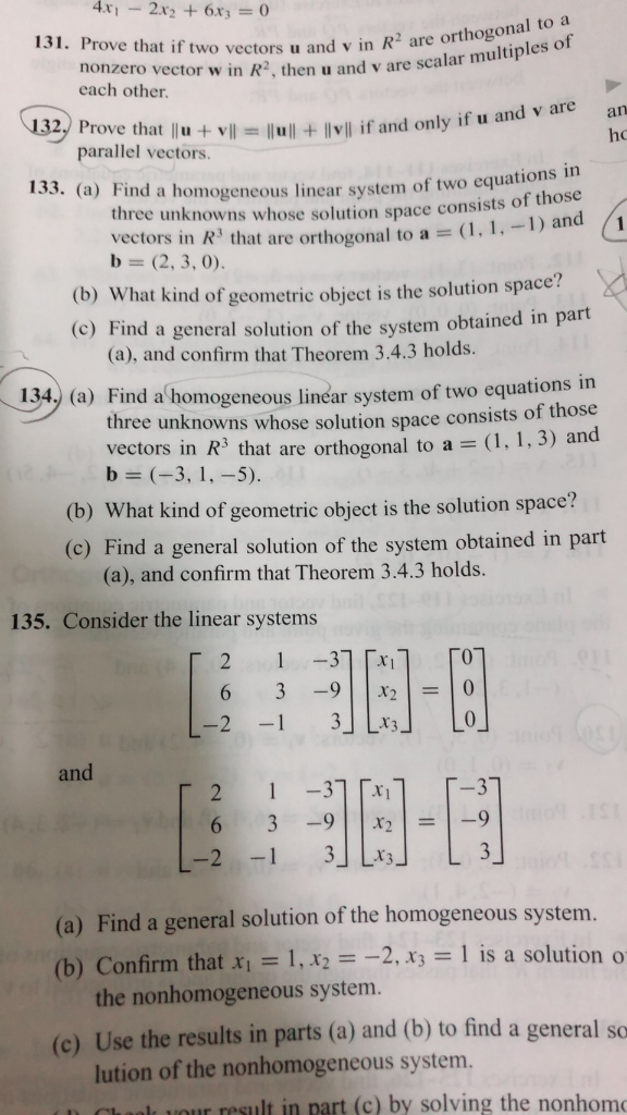 Solved Vectors U And V In R2 Are Orthogonal To A Vector W In Chegg Com