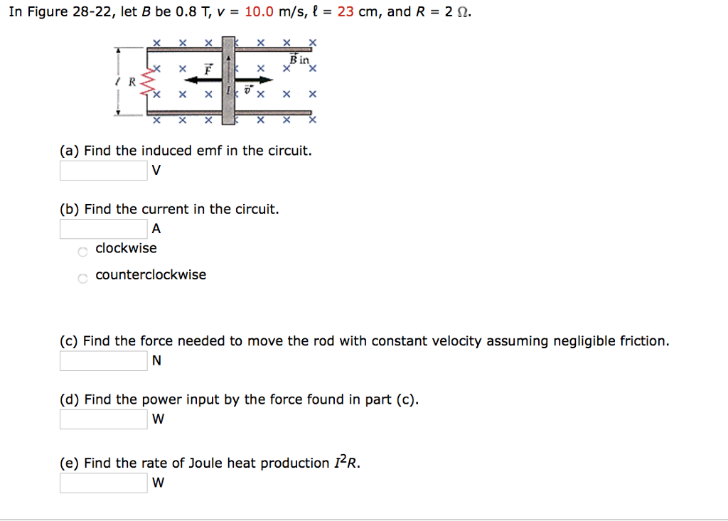 Solved In Figure 28 22 Let B Be 0 8 T V 10 0 M S L Chegg Com