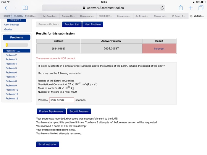 Solved Pad 17 55 L 48 卬 Webwork3 Mathstat Dal Ca 解 Chegg Com