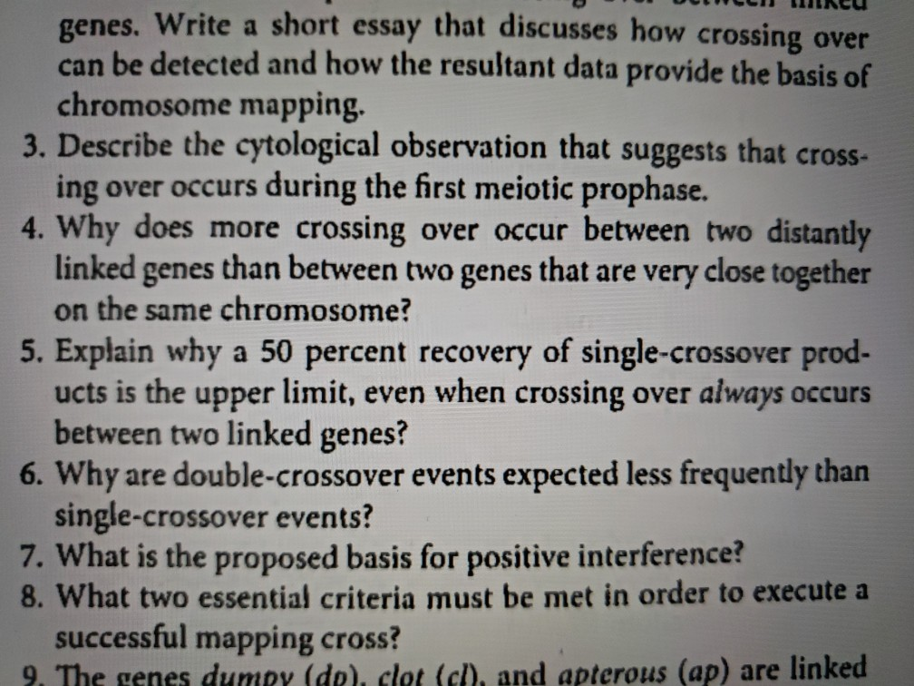 What is the result of crossing over picture