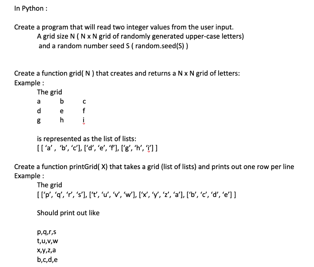 Solved In Python Create A Program That Will Read Two Inte Chegg Com