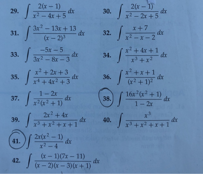 Solved 29 X2 4x 5 3x2 13x 13 X 7 X2 X 2 32 X 2 3 Ax Chegg Com