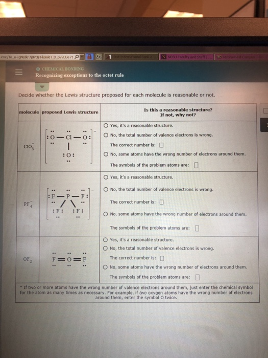 Solved Exe Lo U Ignelks 7 8p3h 4h B Pvue1 O Chemical Bond
