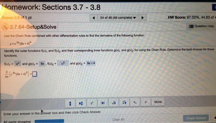 Solved Homework Sections 3 7 3 8 Score 0 8 Of 1 Pt 83 7
