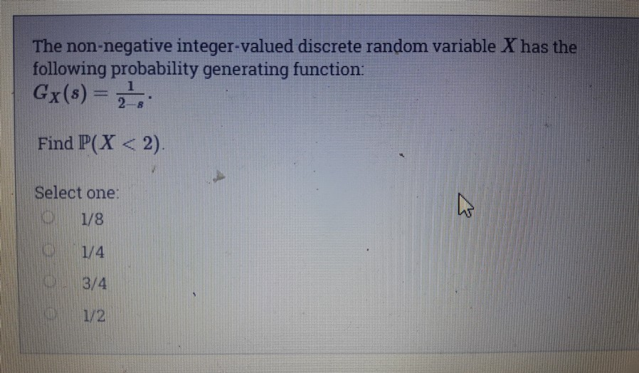 Solved The Random Variables X And Y Have The Following Jo Chegg Com