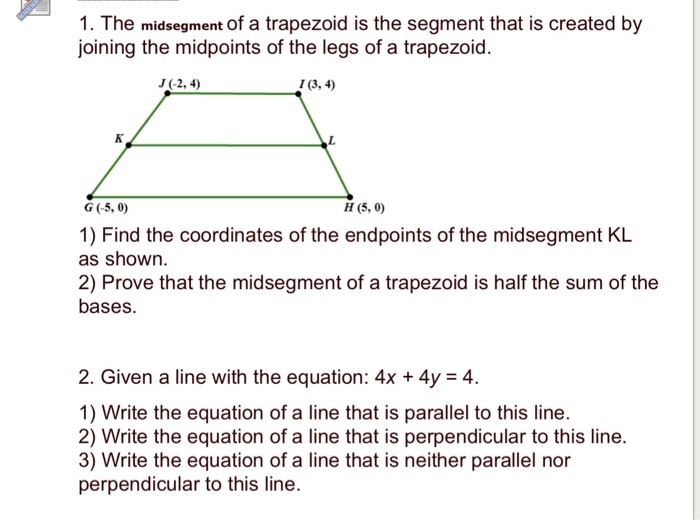 midsegment of a trapezoid