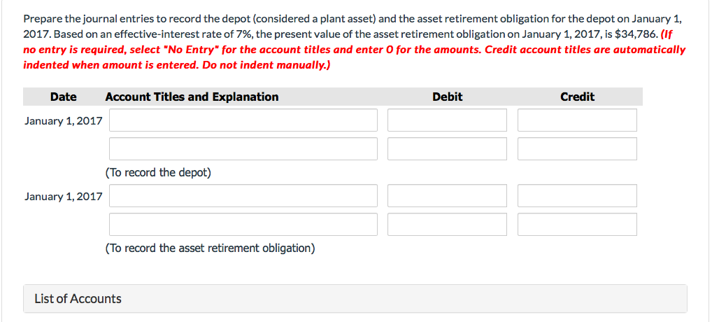 Solved Prepare the journal entries to record the depot | Chegg.com