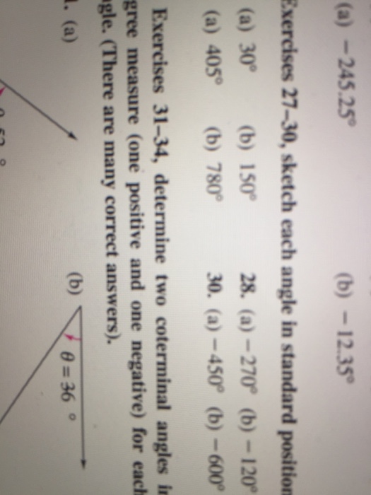 Solved A 24525 B 1235 Exercises 27 30 Sketch Ea