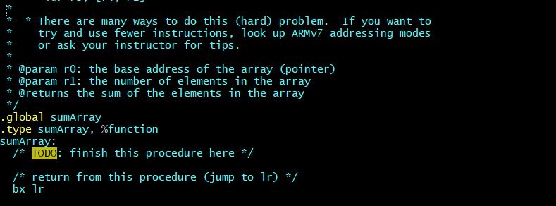 There are many ways to do this Chard) problem. If you want to try and use fewer instructions, look up ARMv7 addressing modes