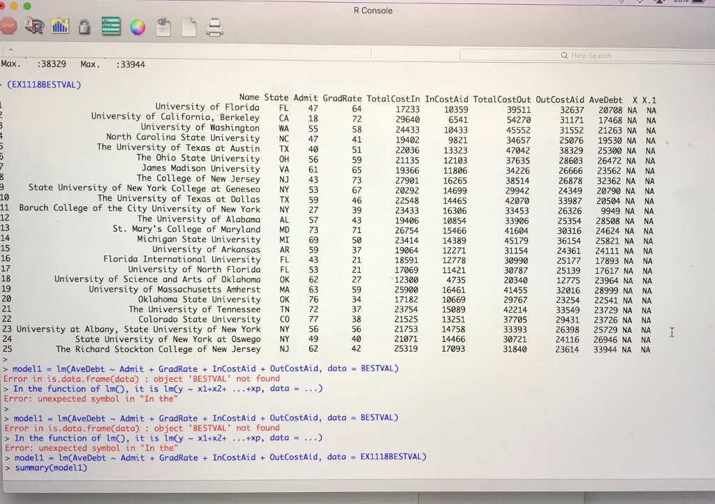 Solved Ex11 18bestval Read Csv File Choose Header True Chegg Com