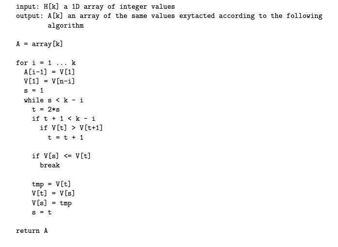 A State The Size Of The Input In Big Oh For Exam Chegg Com