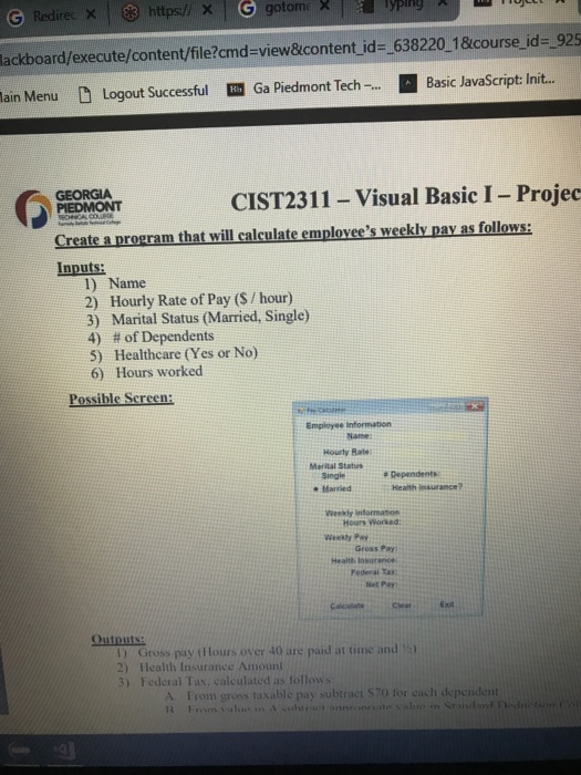 Gİ Redirec >< 8 https://X | G gotom x | yping x ackboard/execute/content/file?cmd=view&content_id-,638220-1 &course-id-925 la