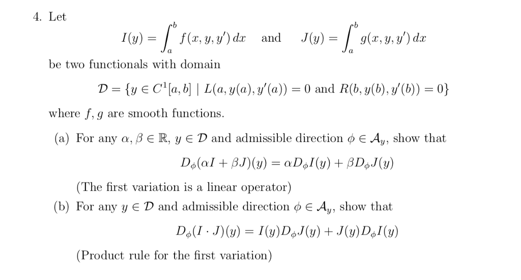 Solved Let Rb 1 Y F X Y Y Dx And J Y G X Y Y Chegg Com