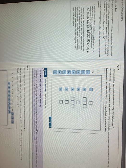 configuration fe(i) electron Solved: filling To The Orbital Use The Show Electr Diagram