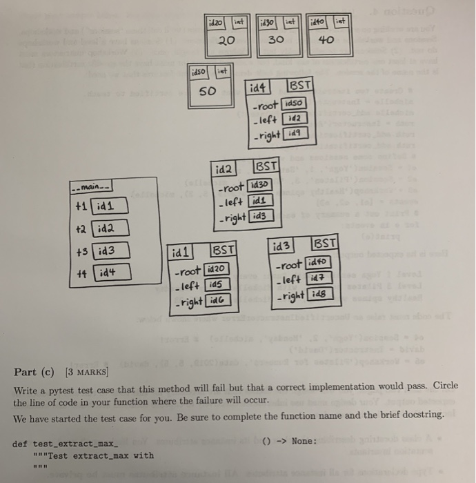 to t 20 30 -root dso left 42 -right 49 id2 BST -root id30 left id -right id3 +1 id1 id3 BST -root idf -left ALI IBST -root「d2