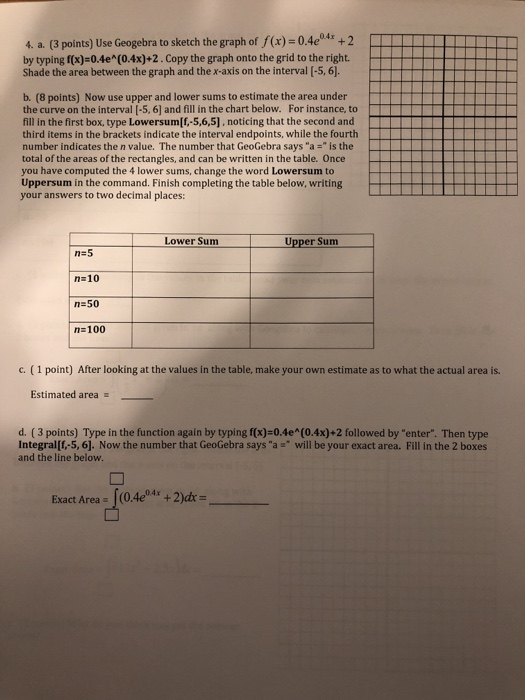 Solved A A 3 Points Use Geogebra To Sketch The Graph Of Chegg Com