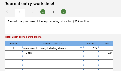 Solved Journal entry worksheet 3 4 Record Runyan | Chegg.com