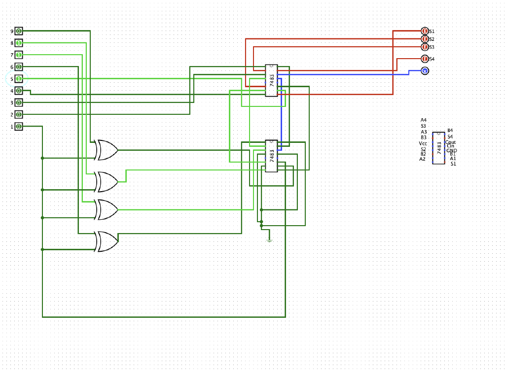 Solved Adder And Subtractor 4 Bit Circuit I Have The Next