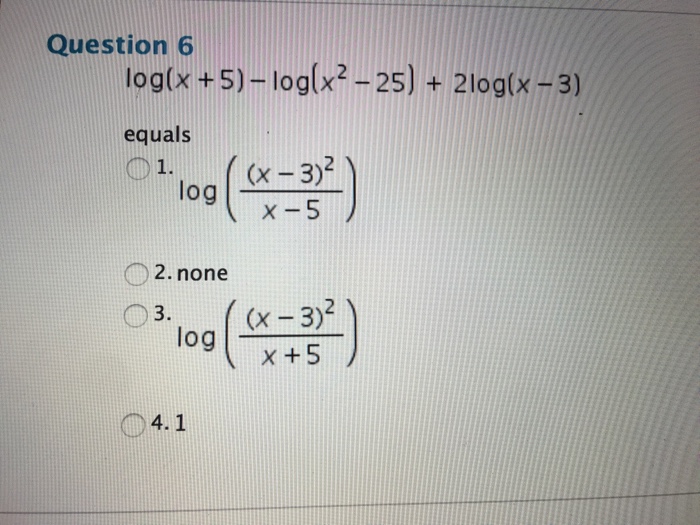 Log x