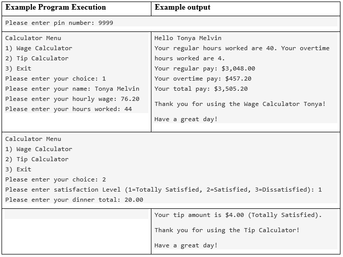 Solved Write A Menu Driven Program That Will Give The Use