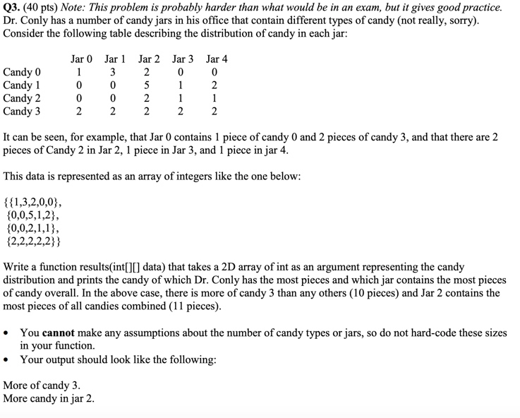 Solved Q3. (40 pts) Note: This problem is probably harder 