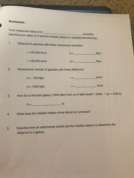 Laboratory Exercises In Astronomy Hubble's Law Answers 97+ Pages Summary [5mb] - Latest Revision 