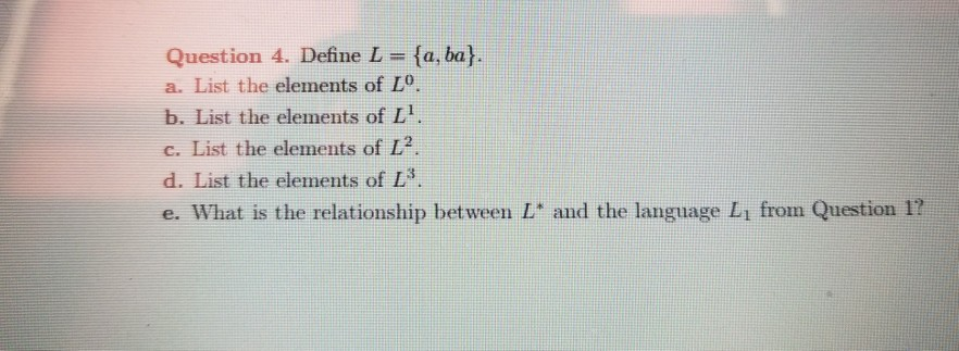 Solved Theory Algorithms Question Questions Homework Use Alphabet B Question 1 Part E Reference Q34332782 2