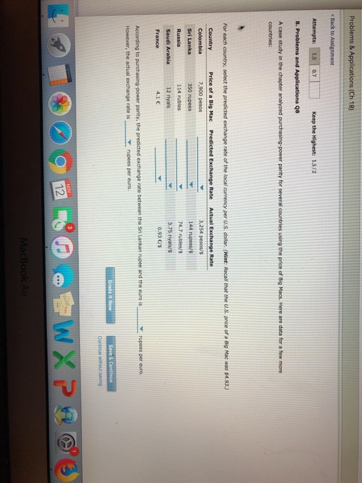 Solved Assigrlerit Keep The Highest 1 5 2 Pts 1 5 0 7 R Chegg Com