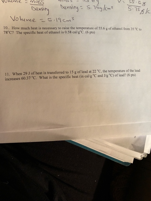 Solved Ary Noime 11m 10 How Much Heat Is Necessary To R
