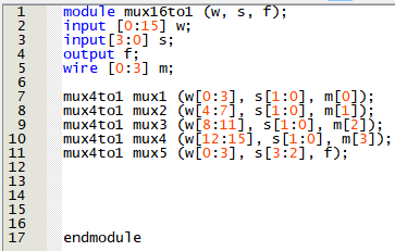 Solved Write The Verilog Testbench Code For The 4 Bit 16to1 Chegg Com