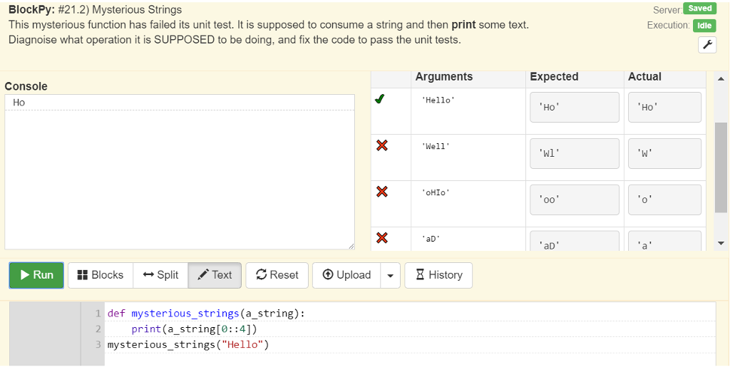 Solved Beginner Level Blockpy Using Python Mysterious Fu