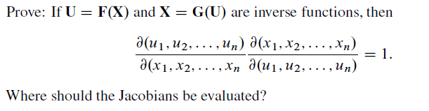 Solved Prove If U F X And X G U Are Inverse Functio Chegg Com
