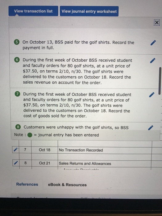 Solved transaction/event, select &ldquo;No journal entry required 