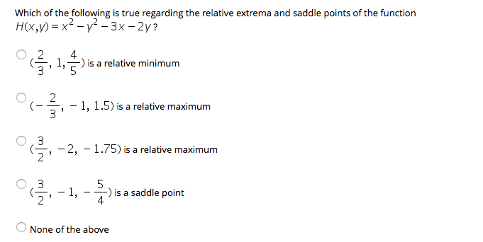 Solved Which Of The Following Is True Regarding The Relat Chegg Com