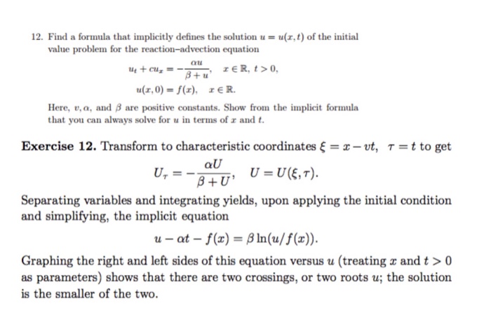 Solved 12 Find A Formula That Implicitly Defines The Sol Chegg Com