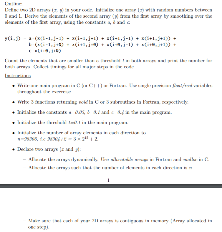 Solved Scc374c 394c Parallel Computing For Science And Chegg Com