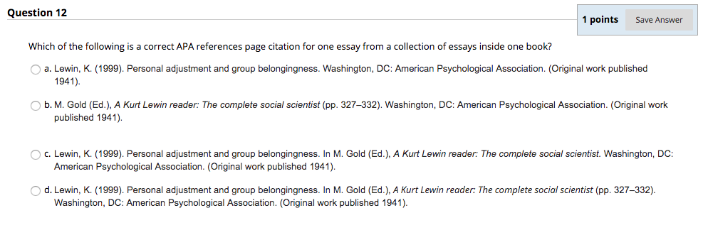 Solved Question 11 1 Points Save Answer Which One Is The Chegg Com