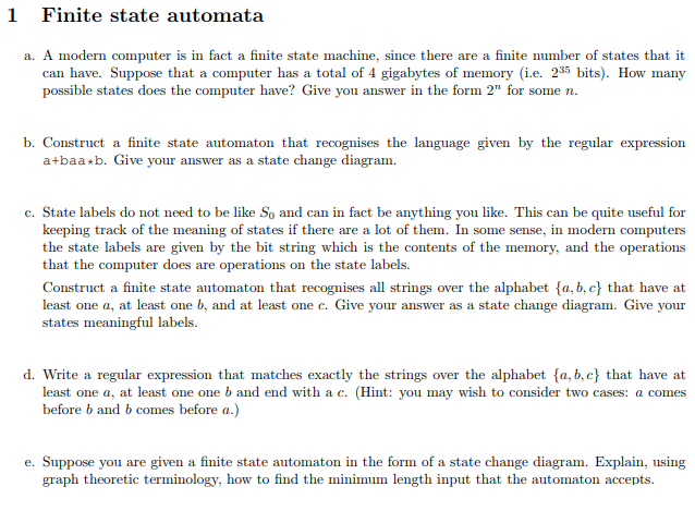 finite state automata and image recognition