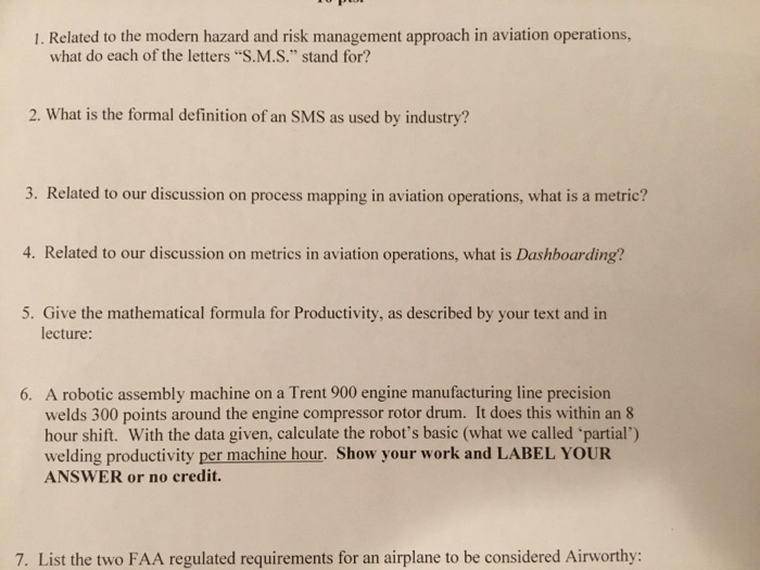 What Does Sms Stand For >> Solved 1 Related To The Modern Hazard And Risk Managemen What Does Sms Stand For >> Solved 1 Related To The Modern Hazard And Risk Managemen