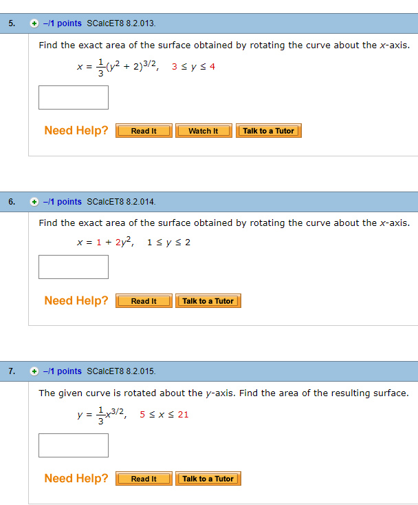 5 1 Points Scalcet8 8 2 013 Find The Exact Area Of Chegg Com