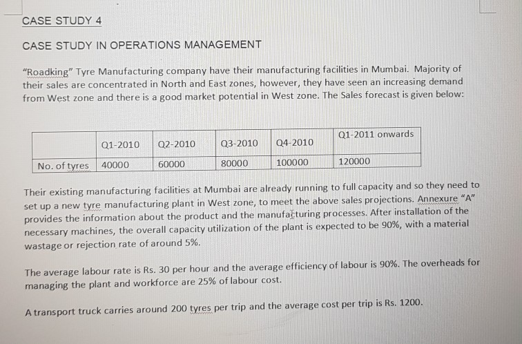 Operations management case study toyota picture