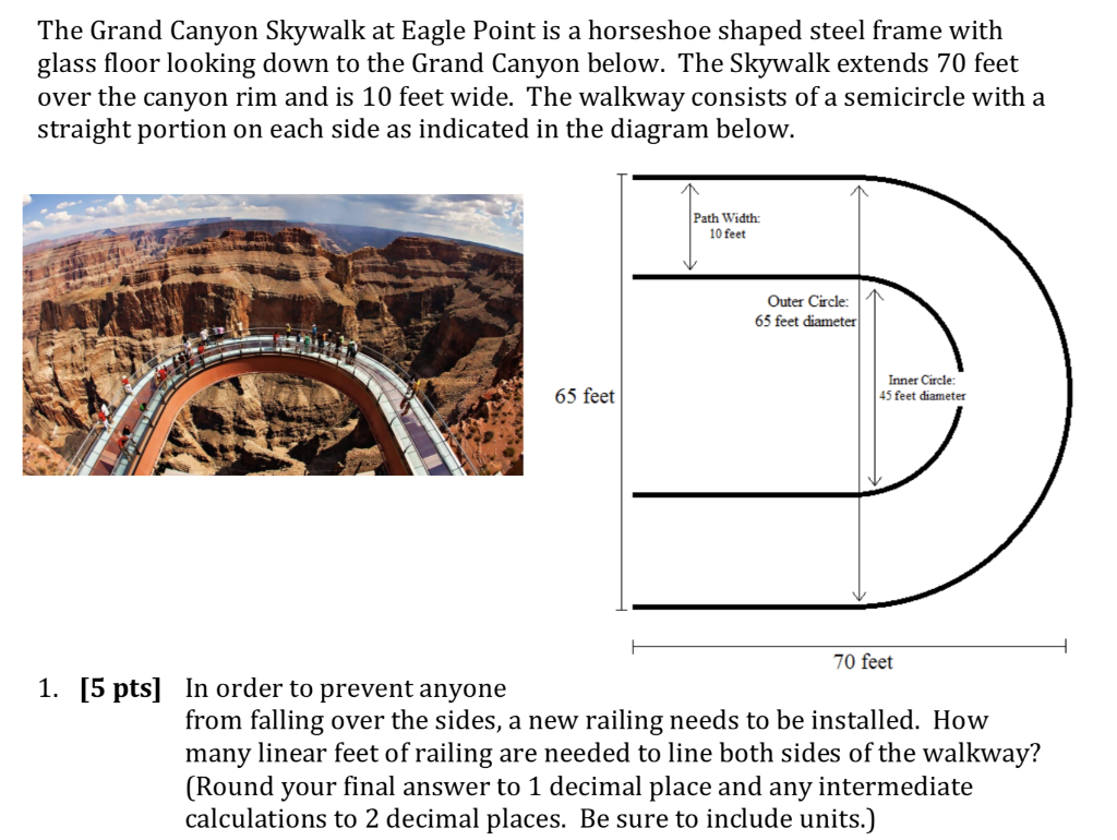 Solved The Grand Canyon Skywalk At Eagle Point Is A Horse