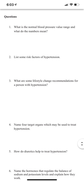 6 03 A Case Of Hypertension Robert Ortiz Sunil Chegg 